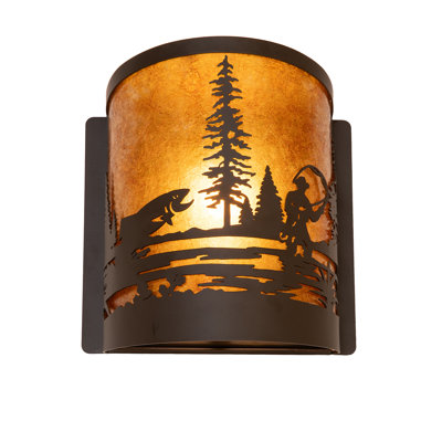 1 - Light Flush Mounted Sconce