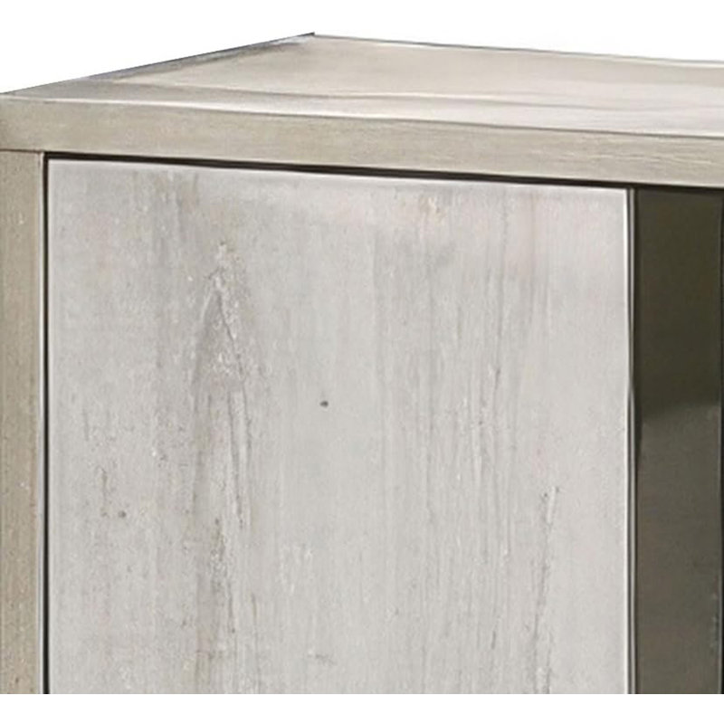 Table de chevet 1 pièce de style contemporain avec tiroirs