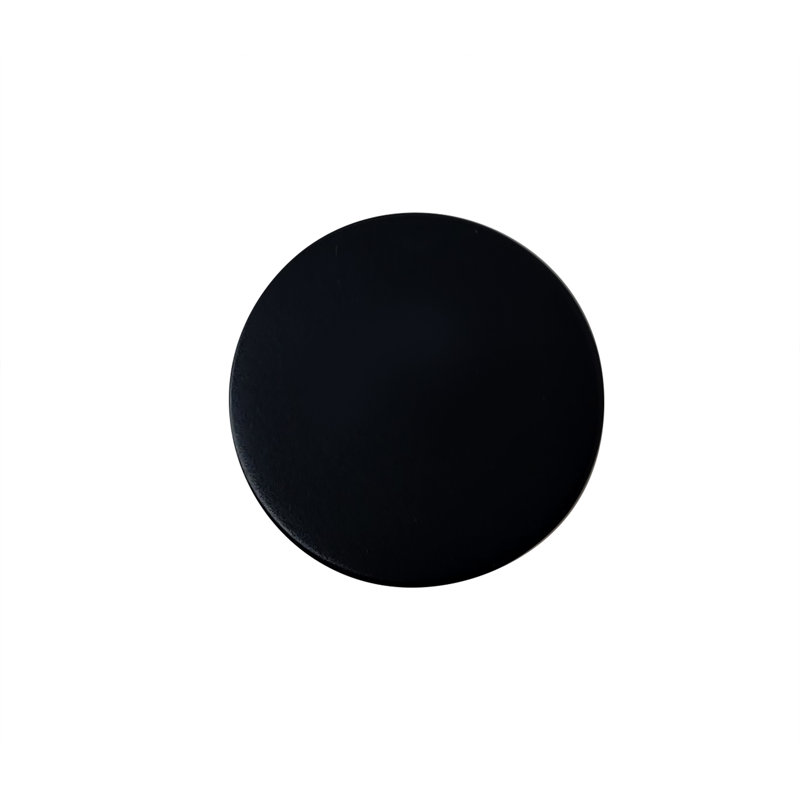 Poignée cylindrique 1 po - Nickel satiné, Noir mat