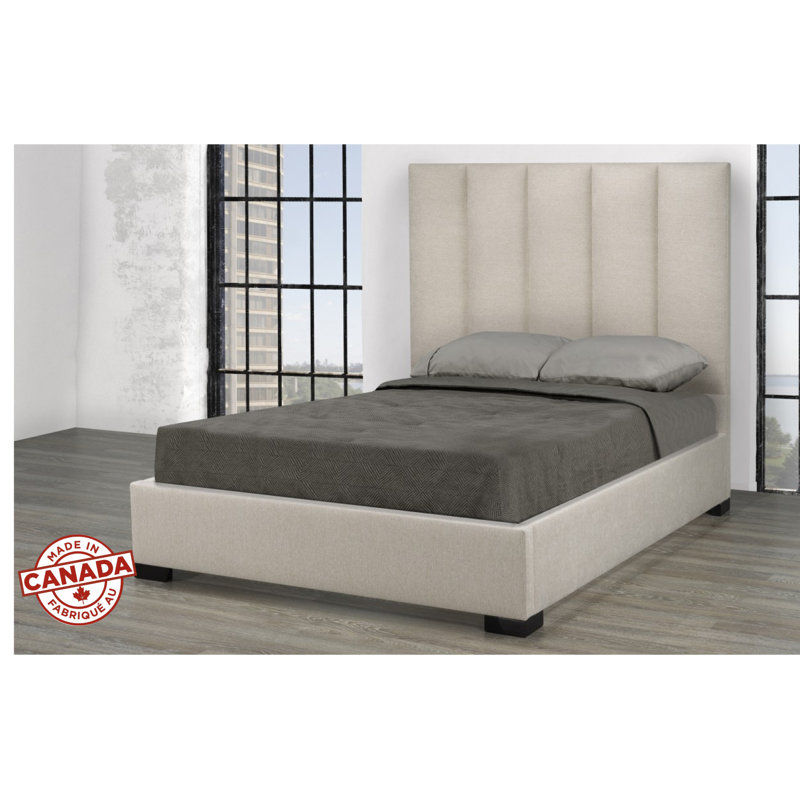 Lit tapissier Alnisa, Double