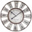 Tessio Circular Farmhouse Zinc 28.7" Wall Clock