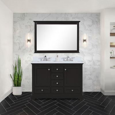 Tybee Double Bath Vanity and 58 in Mirror