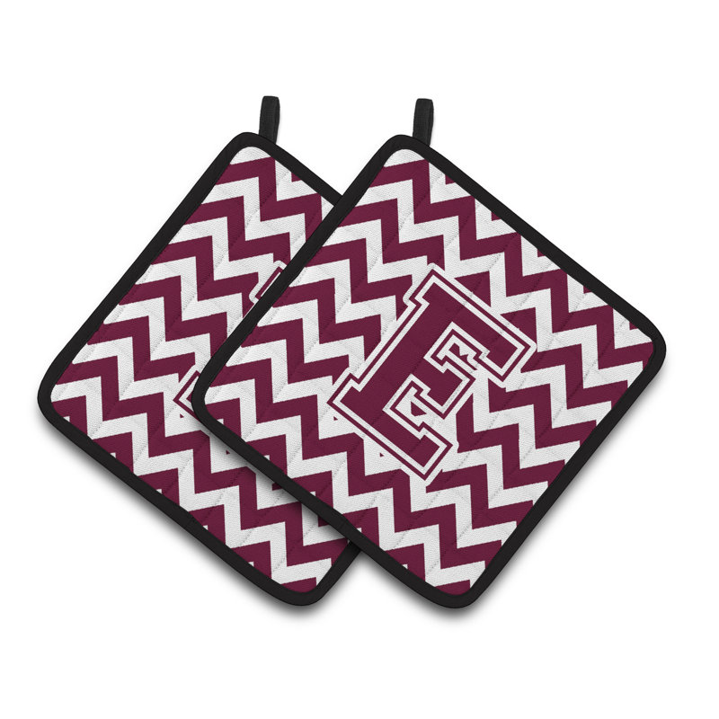 Poignée à chevrons, E, Marron / blanc