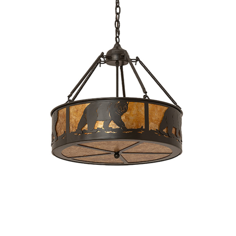 Lone Bear 4 - Light Chandelier