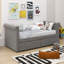 Lit de jour simple tapissier avec tiroirs, support en lattes de bois-1199996444