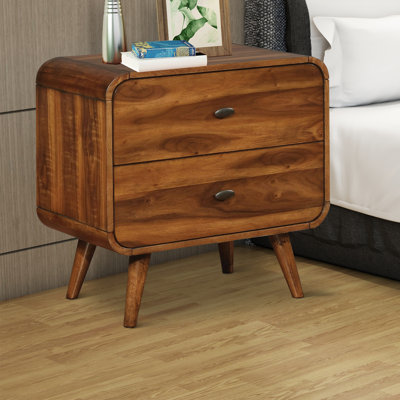 Table de chevet 2 tiroirs Lyah