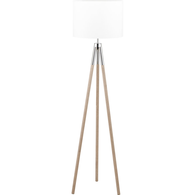 158cm Tripod Floor Lamp, White