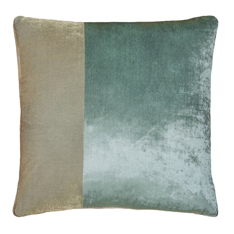 Color Block Square Pillow Cover & Insert, Shark, 22"H x 22"W