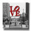 «Love Black, White, Red» par Erin Clark, art mural sur toile-1382191147
