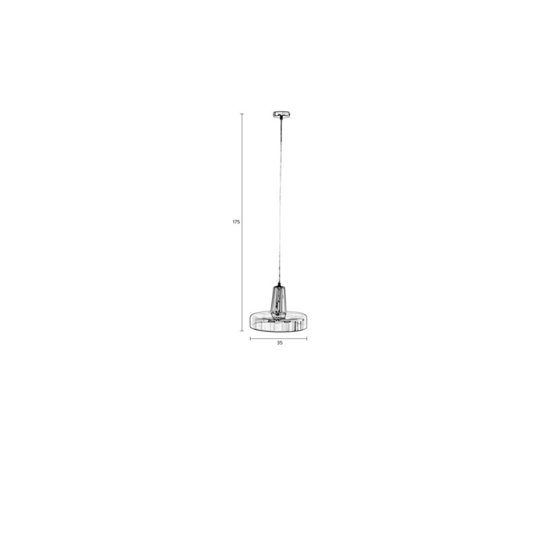 Anshin 1 - Light Pendant, Gray