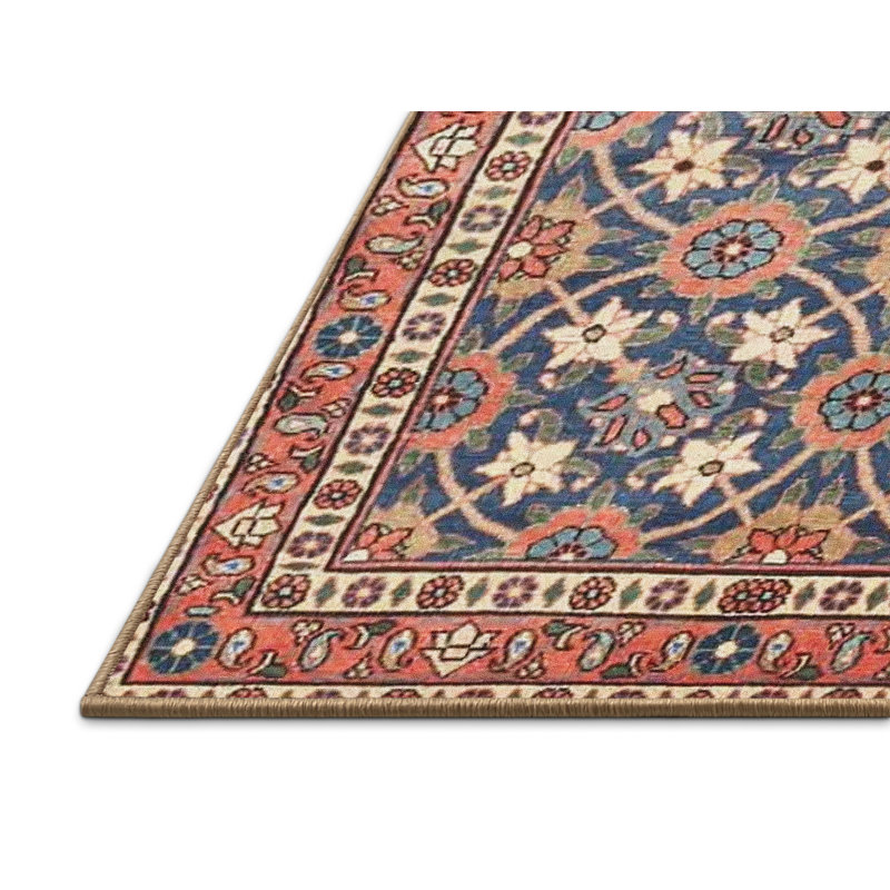 Tapis traditionnel mehroon/noir/crème O'Hanlon, Rectangle 2 pi x 3 pi