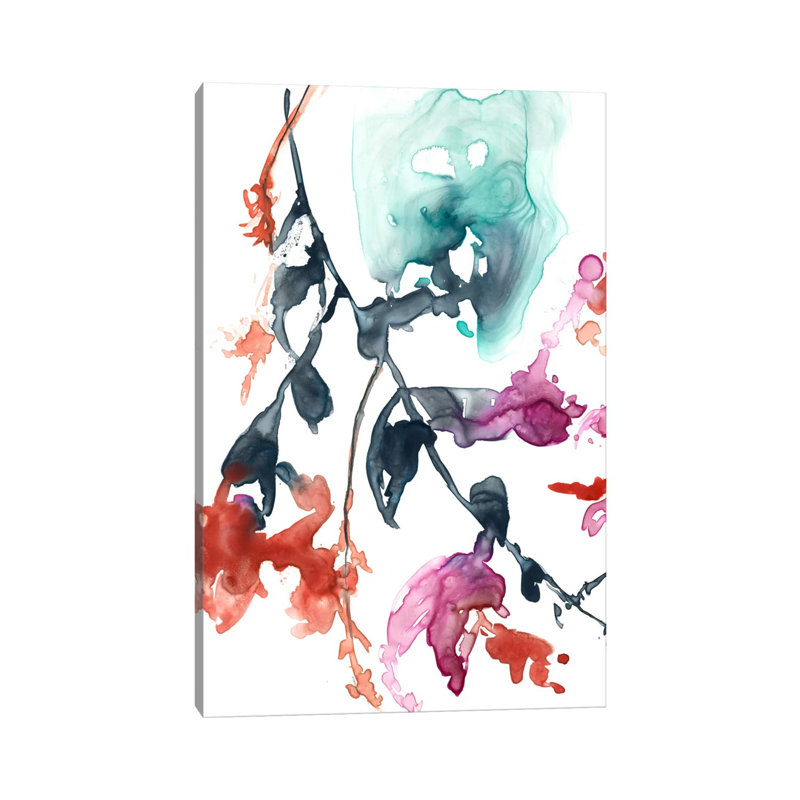 Hanging Fuchsia I by Jennifer Goldberger - Wrapped Canvas Gallery-Wrapped Canvas Giclée, 101.6 cm H x 66.04 cm W x 3.175 cm D