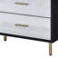 Commode rectangulaire à 6 tiroirs-13730310