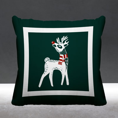 Outdoor Reversible Throw Pillow