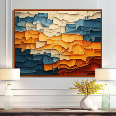 Biomorphism Fragments Forms II - Cubism, art mural