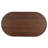 51" Oval Wood Coffee Table, Modern Center Table for Living Room-392205645