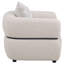 Fauteuil d'appoint rembourré en tissu Hlair beige