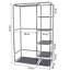 Mccary 110cm Portable Wardrobe-29296100