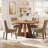 TribeSigns 47" Round Farmhouse Dining Table-45727709