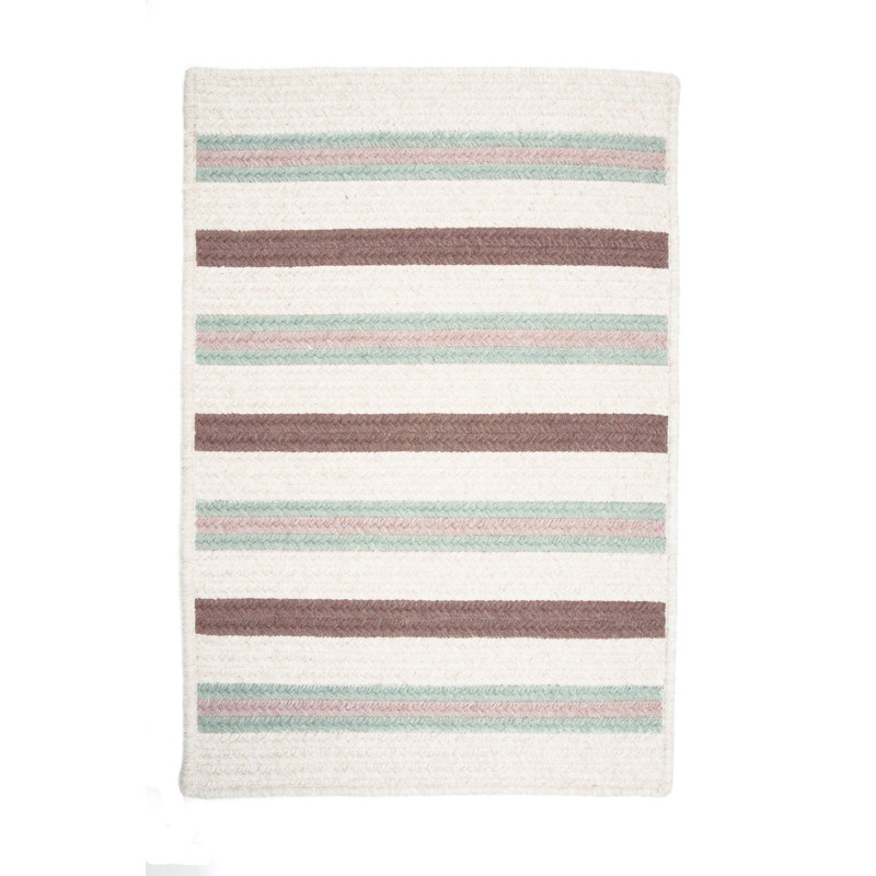 Tapis réversible à rayures Chung, Rectangle 7 pi x 9 pi
