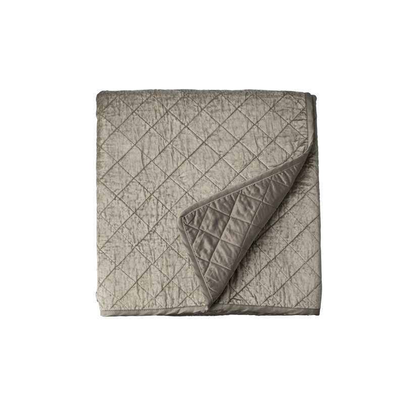 Chloe Coverlet, King , Ice Silver