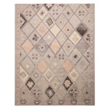 Distressed Homage Hand Knotted Wool Area Rug