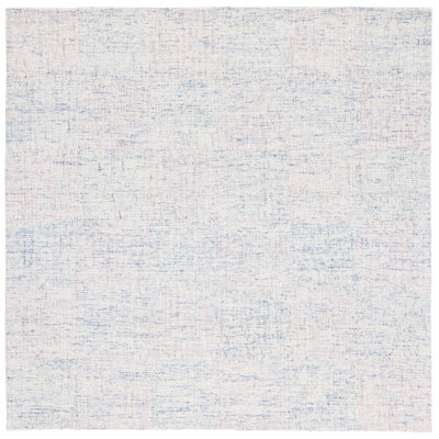 Zachary Handmade Tufted Wool Blue/Ivory Area Rug