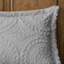Mini ensemble d'édredon brodé à motif médaillon ultra pelucheux
