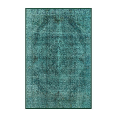 Tapis oriental turquoise