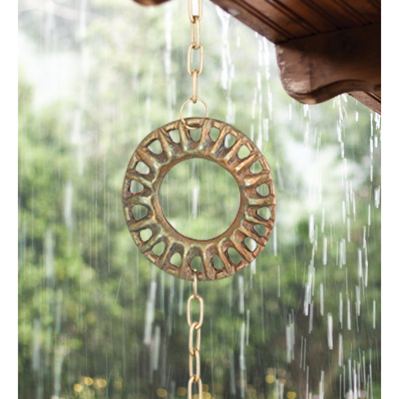 Rain Chain - Cast Wheel