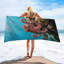 Serviette de plage en microfibre à séchage rapide 60 po x 80 po