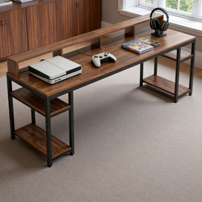 Two Person Computer Desk,Office Desk,Writing Desk