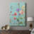 Wildflower Flutter III -Custom Wrapped Gallery Cavas
