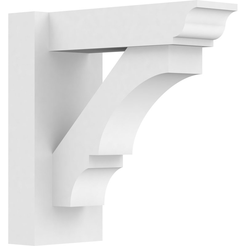 L 5 po x P 12 po x H 12 po Balboa de qualité architecturale en PVC avec extrémités traditionnelles, L 5 po, H 12 po x P 12 po