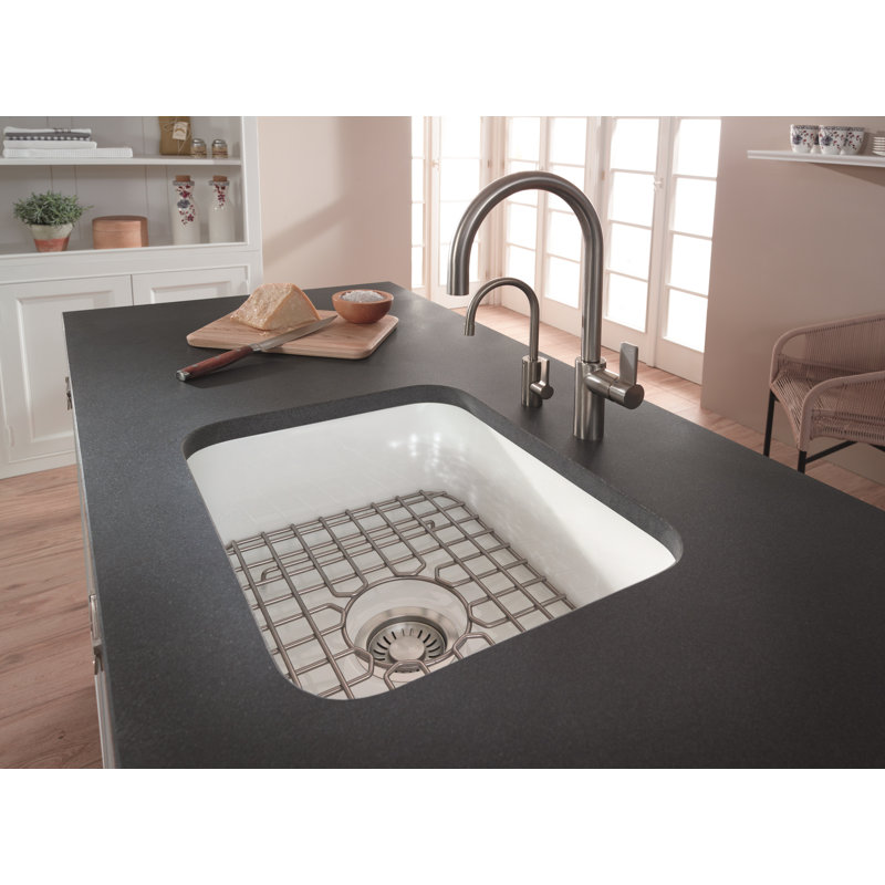 Ambient Single Handle Kitchen Faucet, Satin Nickel