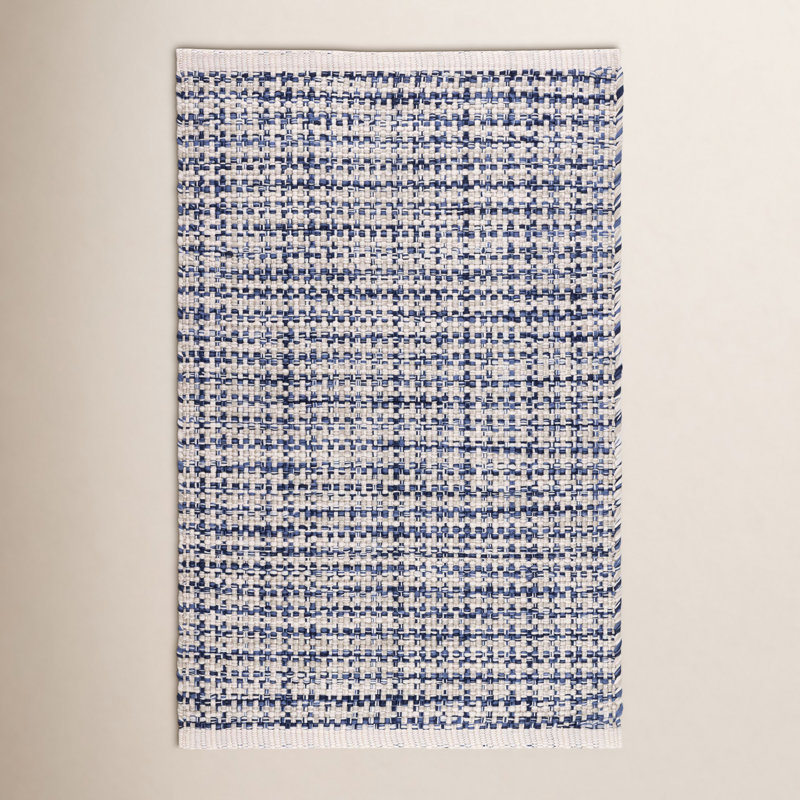 Journey Blue Handwoven Indoor/Outdoor Rug, 9x12