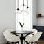 Desloge 3-Light Industrial Kitchen Island Geometric Pendant Light Clear Glass Shade