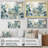 Blue Botanical Rhythms II - Abstract Botanicals Canvas Wall Art-177581856-150577740-150577776