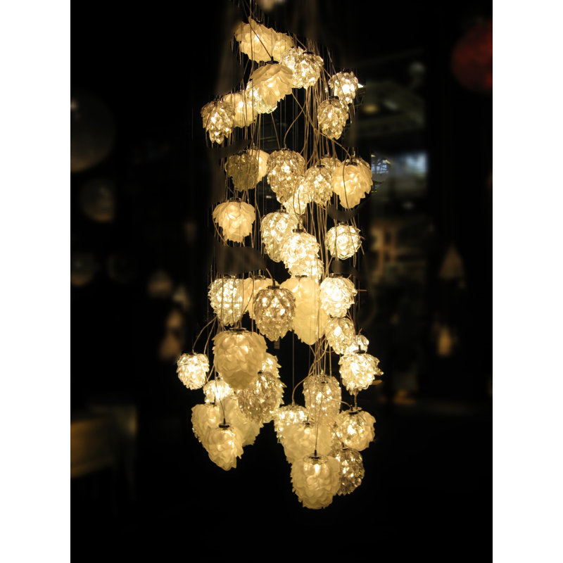 Egmont 1 - Light White Unique/Statement Pendant