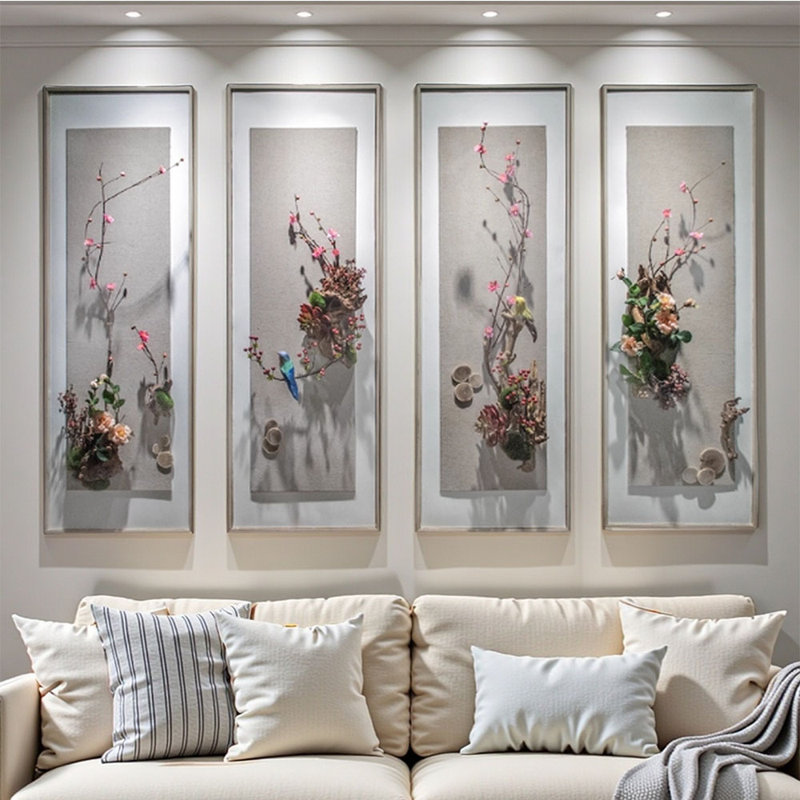 Modern Chinese-style wall decor