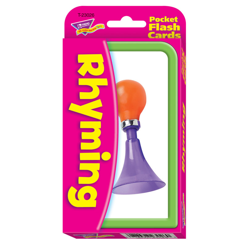 Cartes de poche flash rhyming