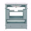 Meuble-lavabo multifonctionnel avec portes et tiroir 30 po-1204587990