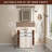 LED Lighted Bathroom Medicine Cabinet with Mirror, Recessed or Surface Mount, 3-Color Dimmable Light, 3 Adjustable Shelves, Soft-Close-216848487-214372562