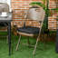 42 x 42cm Garden Seat Cushion with Ties -508801605