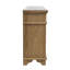 Armoire de rangement transitionnelle moderne à trois portes 60 po Ahner - Brun clair-121321097