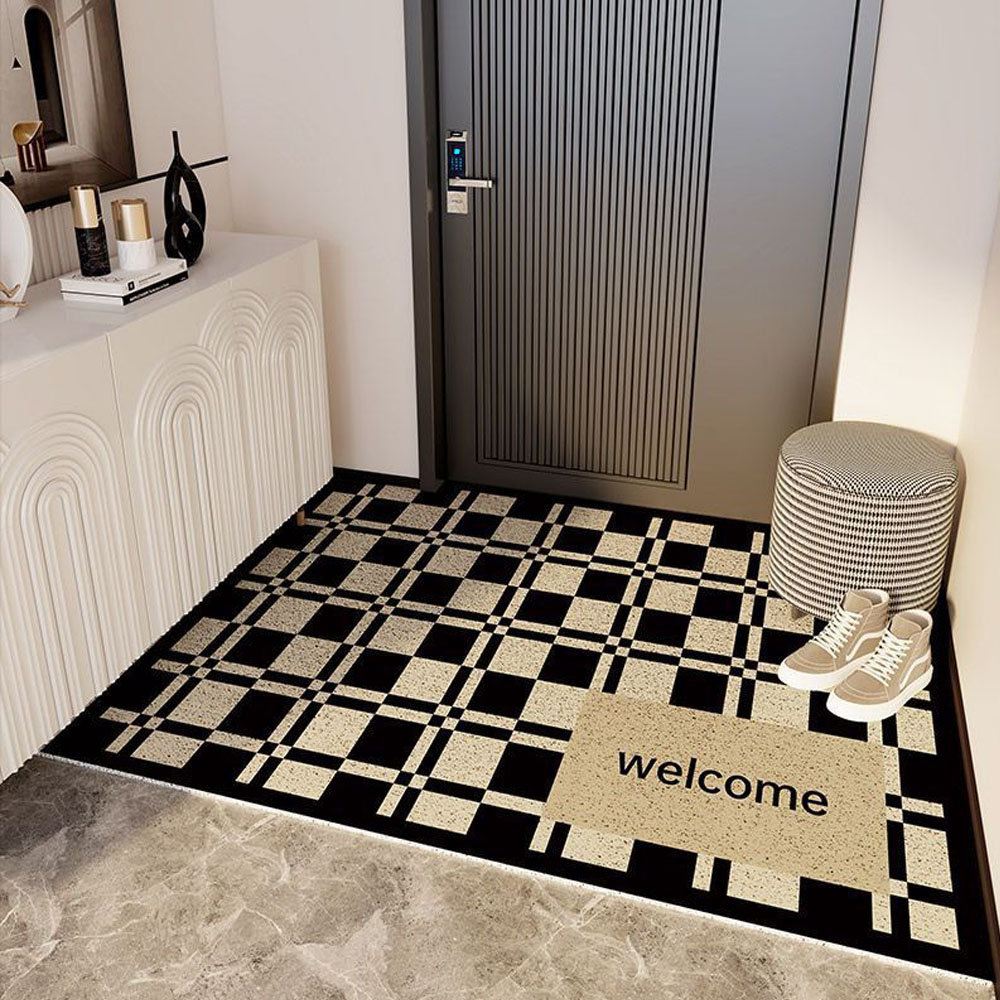 Doormats Set Arlmont & Co. Door Mat, Coil Foyer Door Mat, Anti Slip, Durable,Set Of ...