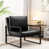 Black Faux Leather selected
