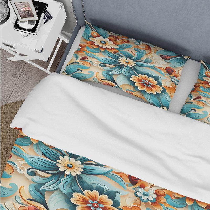 Ensemble de housse de couette rétro Vintage, Housse de couette pour très grand lit et 2 très