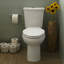 Toilette allongée deux pièces à double chasse American Standard H2Option, hauteur de confort-62455439