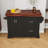 Large Kitchen Island with 2 Drawers, Spice and Towel Racks-1936147213